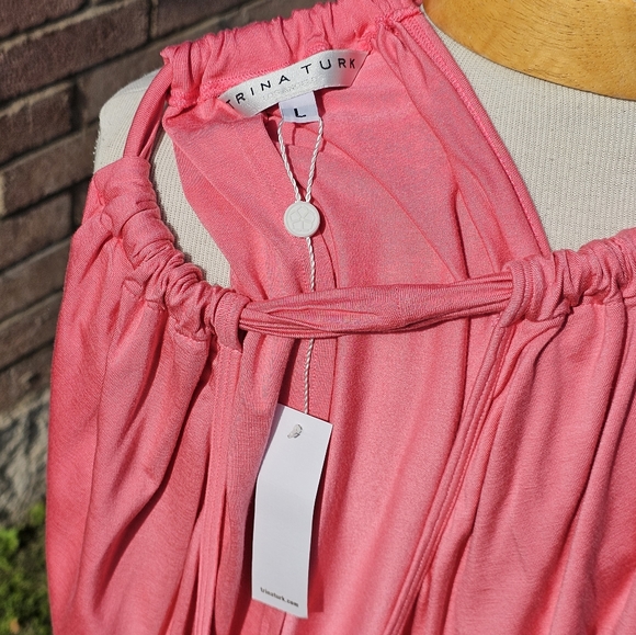 NWT Trina Turk criss/cross sexy blouse - Picture 3 of 5